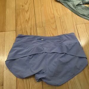 Lululemon Athletica Light Purple Athletic Shorts